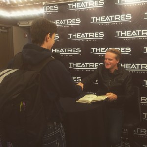 Cary Elwes and Fox… He thinks my name is cool, *squee*