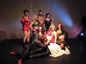 Belle getting a little frisky with Cheeky Delight